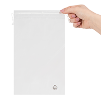 Trekkoordzakjes 170 x 250 mm transparant - per 100 stuks-2