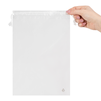 Trekkoordzakjes 200 x 270 mm transparant - per 100 stuks-3