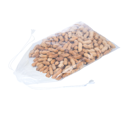 Trekkoordzakjes 250 x 370 mm transparant - per 100 stuks