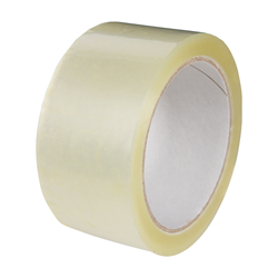 Verpakkingstape PP transparant - Hotmelt (synthetisch rubber) - 48 mm x 66 meter
