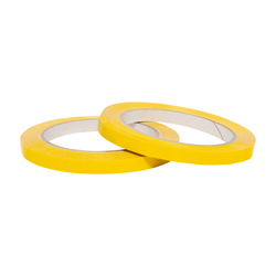 Tape voor EZ-Cut zakkensluiter - 9 mm x 66 m - PVC geel - per 16 rollen