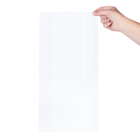 Zijvouwzakjes plastic transparant 240 + 100 x 550 mm - per 100 stuks-2